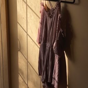 Pleated Romper